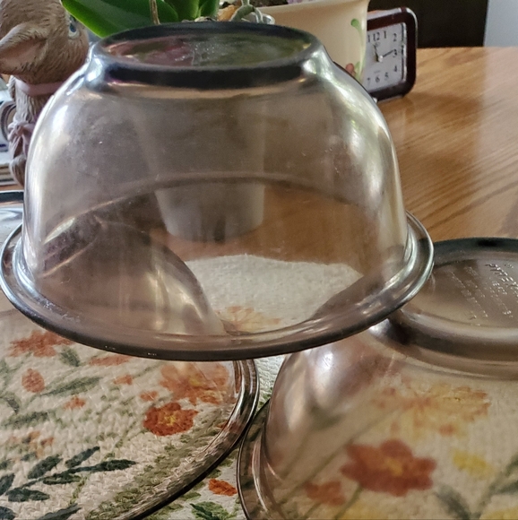 3 Pyrex Bowls,brown In Color - Picture 3 of 4